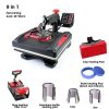  Multi-purpose Manual Heat Press Machine 8in1 -  P8038 Combo