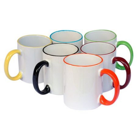 11 oz Rim handle mug