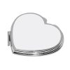 Heart Shaped Compact Mirror( 6.5*5.9cm)