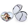 Heart Shaped Compact Mirror( 6.5*5.9cm)
