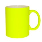 11oz  Fluorescent Mug (Frosted, Light Yellow)