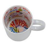 11 oz white mug, "Happy Birthday"