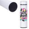 16oz/450ml Sublimation Smart Stainless Steel Flask (White)