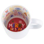 11 oz white mug, "Merry Christmas"