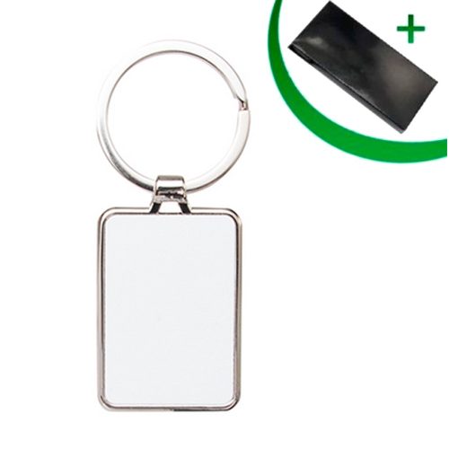 Metal keyring - SQUARE lUX