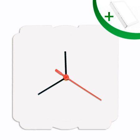 MDF Clock 20 sm (rectangular)