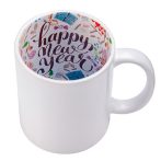 11 oz white mug, "Happy New Year"