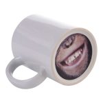 11 oz white mug, "Monkey"