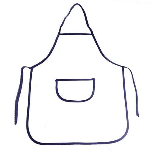 Apron with color rim