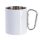 300ml Stainless Steel Mug w/ Carabiner Handle