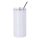 Sublimation 16oz/480ml Stainless Steel Skinny Tumbler with Straw & Lid (White) 