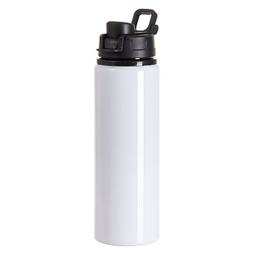 25oz/750ml Aluminum Water Bottle (White)