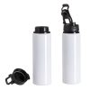 25oz/750ml Aluminum Water Bottle (White)