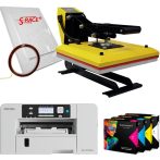   Heat pres 38х38см YELLOW + Ricoh 3210 (loaded) + sublimation paper and tape